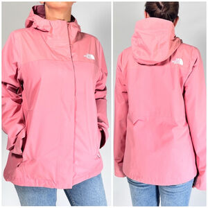 The North Face Womans Jacket Rain Coat Windbreaker Pastel Pink M
